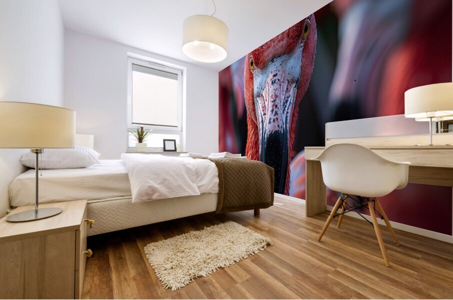 Lovely Flamingo Mural print