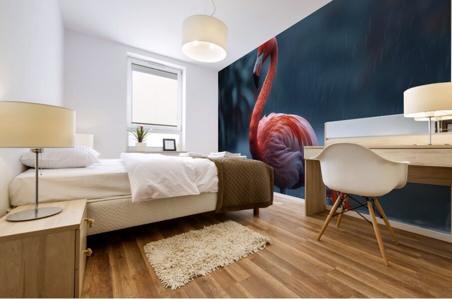 Stunning Flamingo Mural print