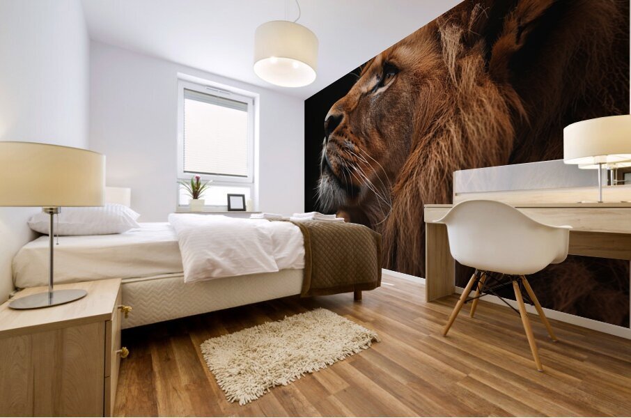 Glorious Lion Mural print
