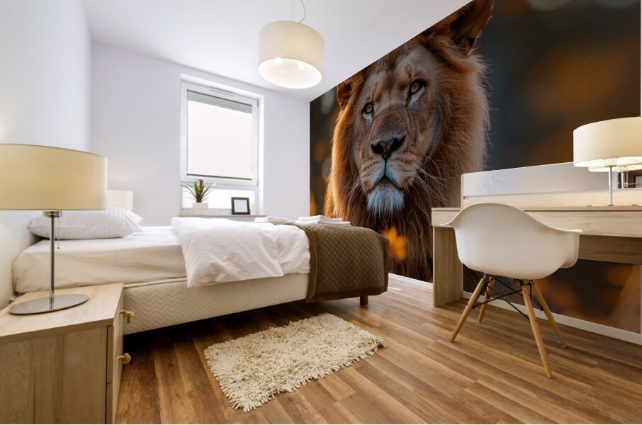 Mythic Lion Mural print
