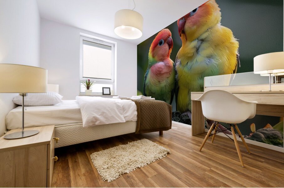 Melodic Lovebird Mural print