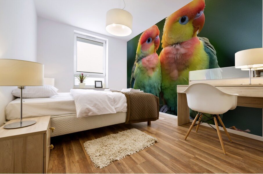 Affectionate Pair Mural print