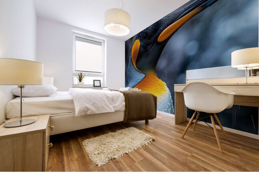 Wild Penguin Mural print
