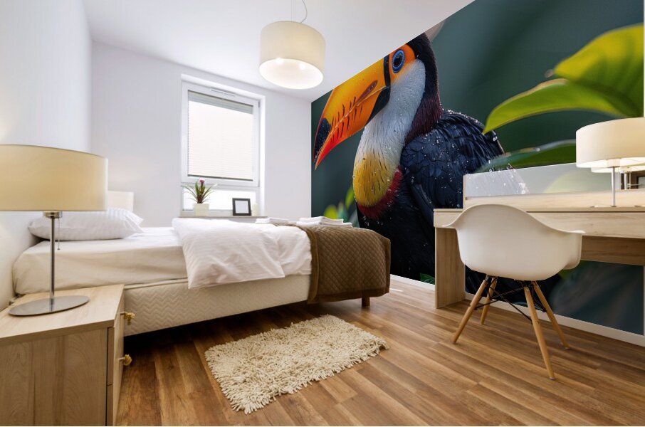 Breathtaking Toucan Mural print