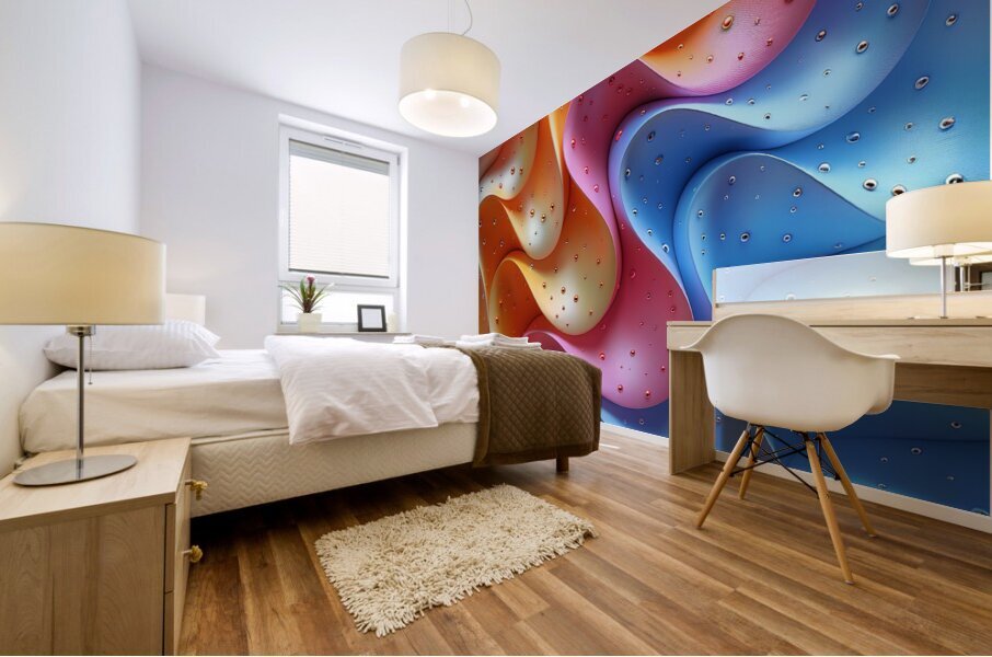 Textured Abstract Mural print