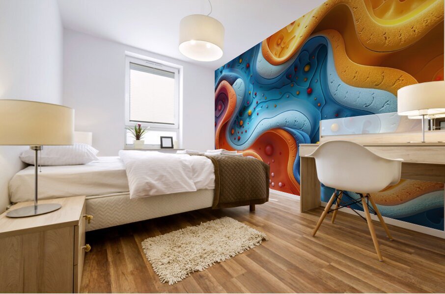 Enigmatic Abstract Mural print