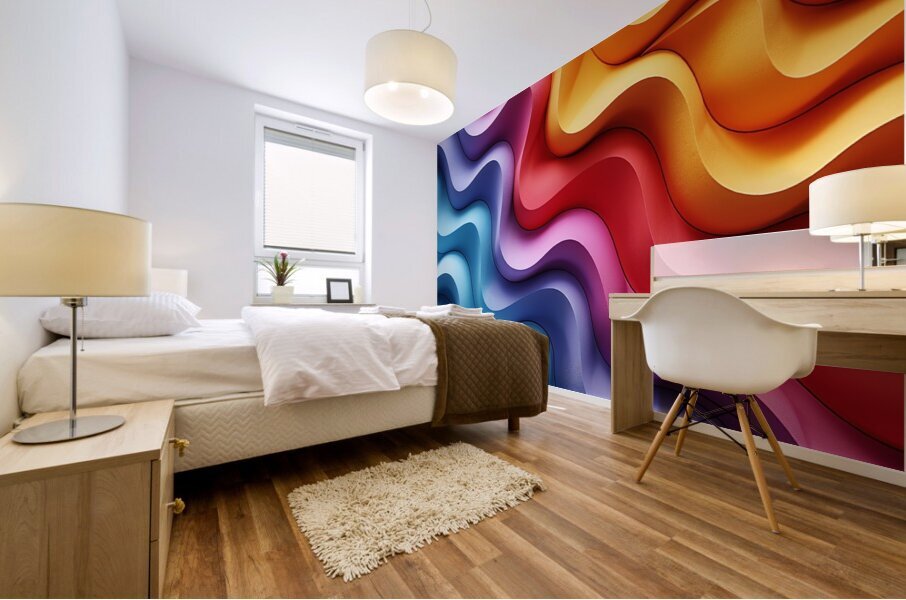 Abstract Symmetry Mural print