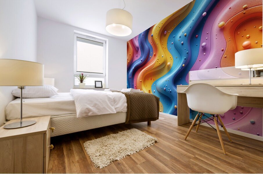 Playful Abstract Mural print