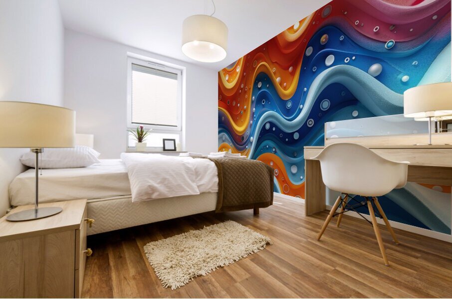 Serene Abstract Mural print