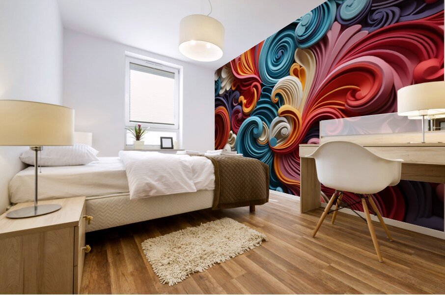 Abstract Aesthetic Design  Mural print
