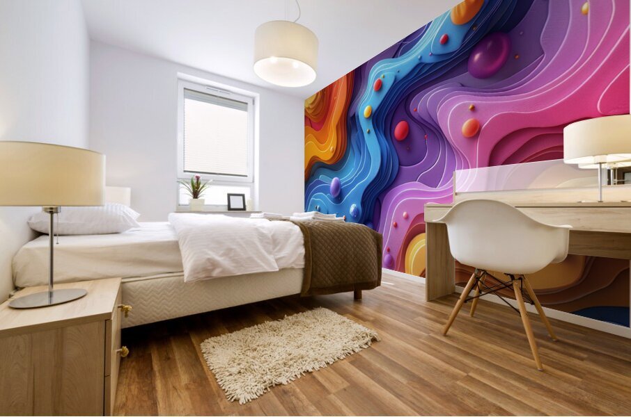 Ethereal Abstract Mural print
