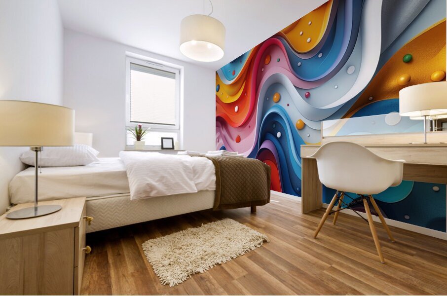 Surreal Abstract Vision Mural print