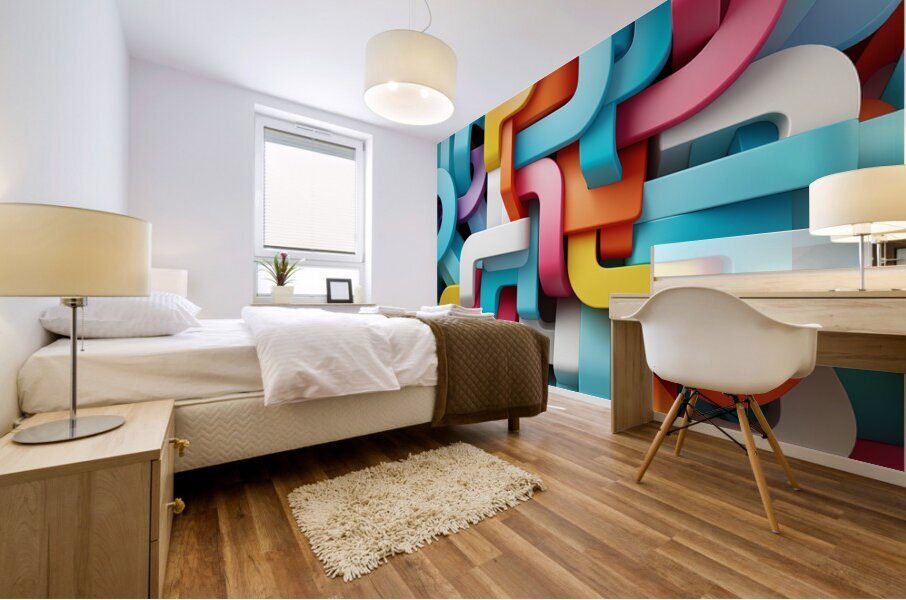 Dreamy Abstract Mural print