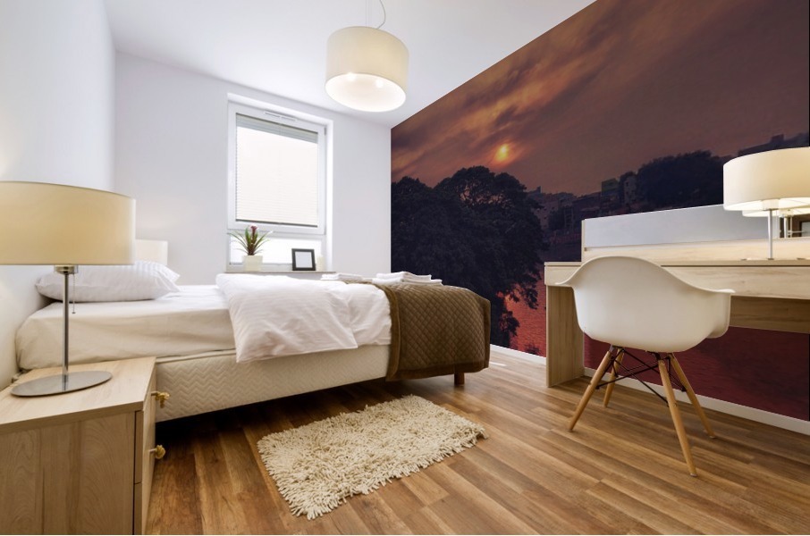Dazzling Dusk Mural print