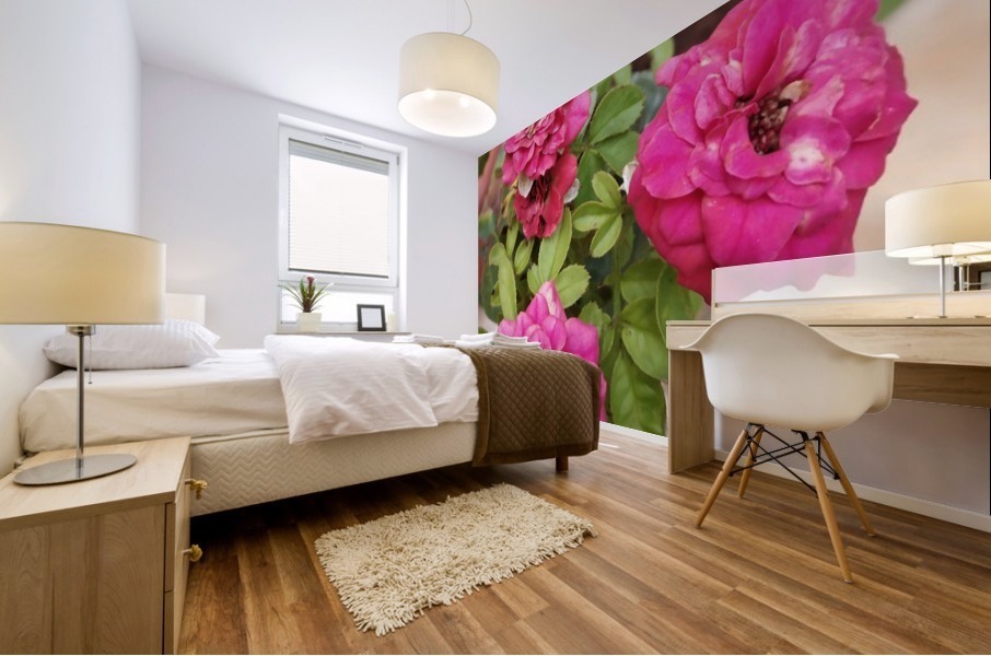 Blooming Roses Mural print