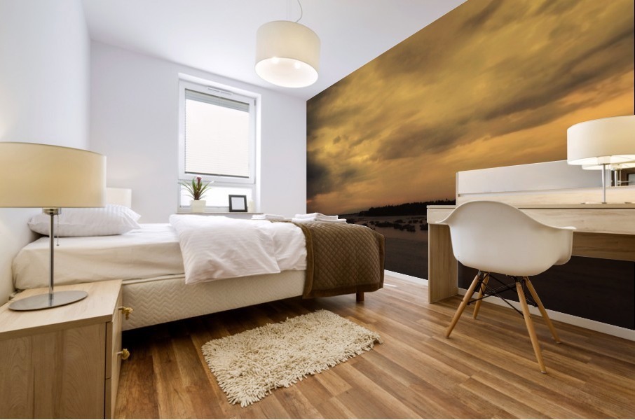 Dazzling Sunset Mural print