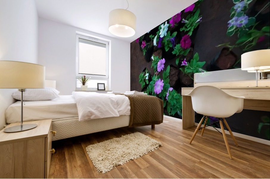 Beautiful Flower Garden Mural print