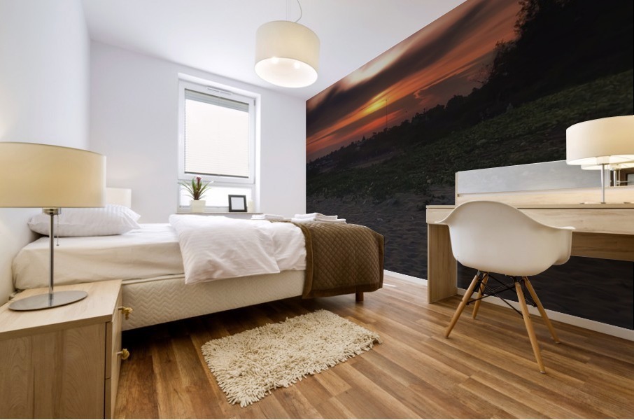 Beautiful Sunset View Point Mural print