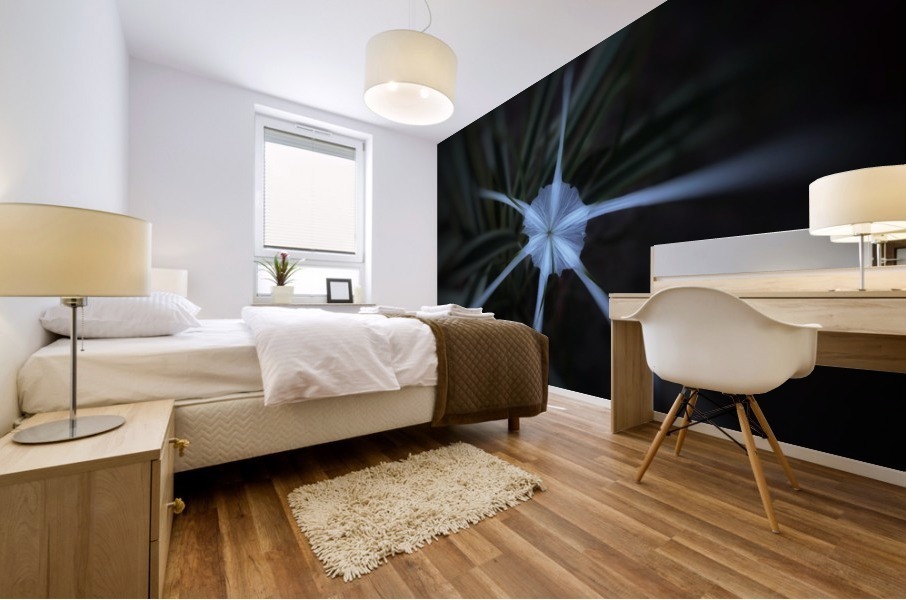 Sparkle Flower Mural print