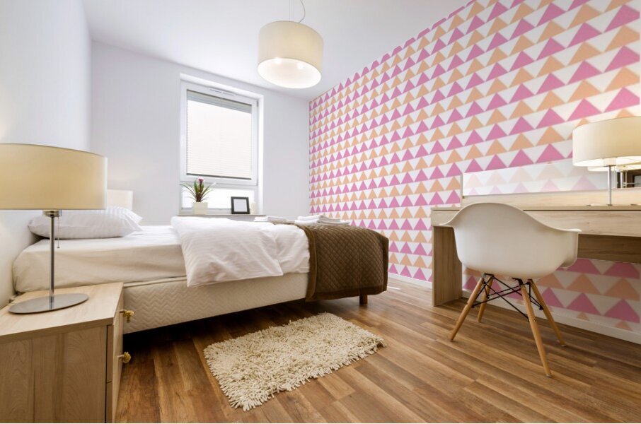 Triangle Pattern Mural print
