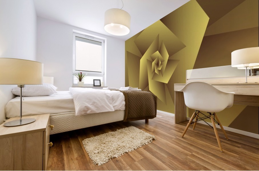 Abstract Triangle Mural print