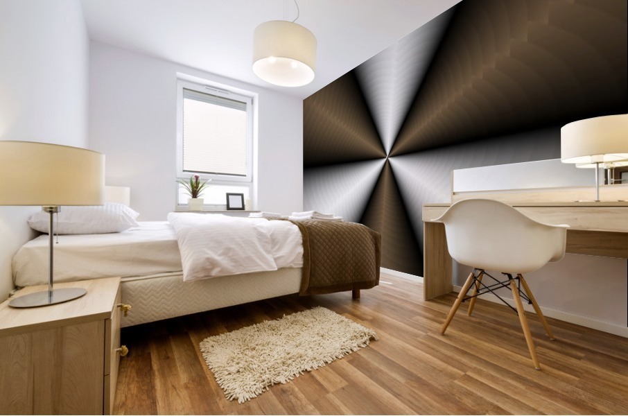 Brown Color Modern Interior Background Mural print
