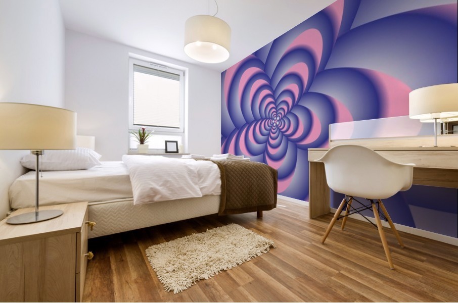 Spiral Sofa Mural print