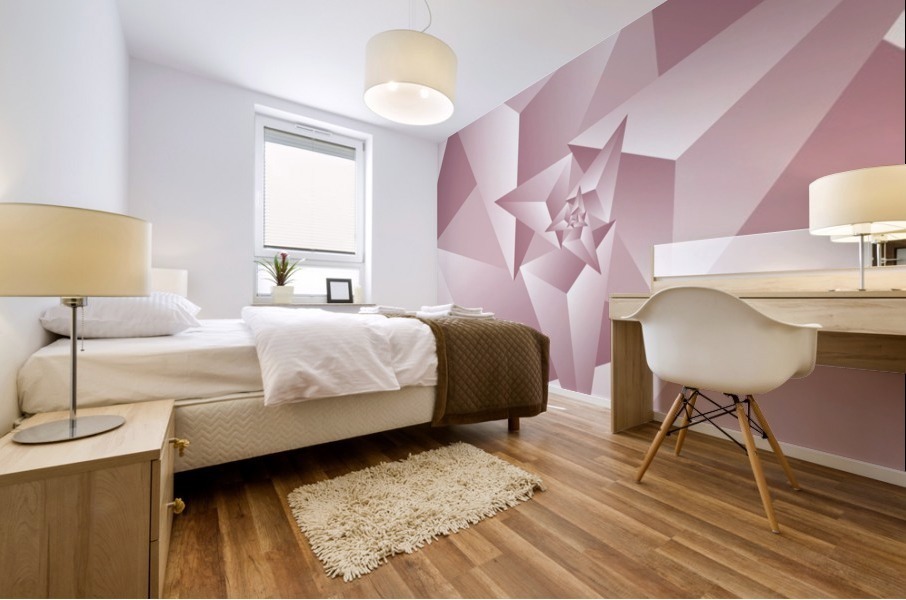 Geometric Triangle Modern Interior Mural print