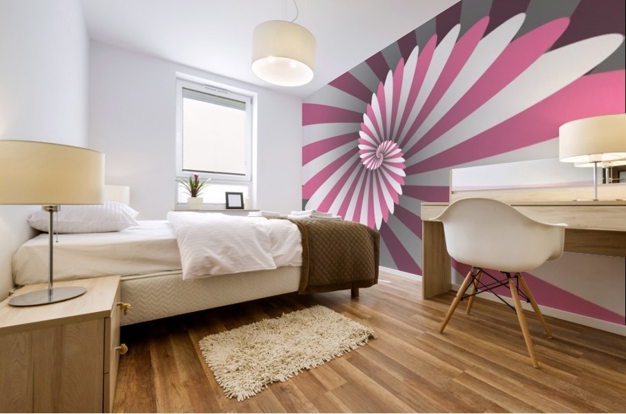 Swiggy Spiral Mural print