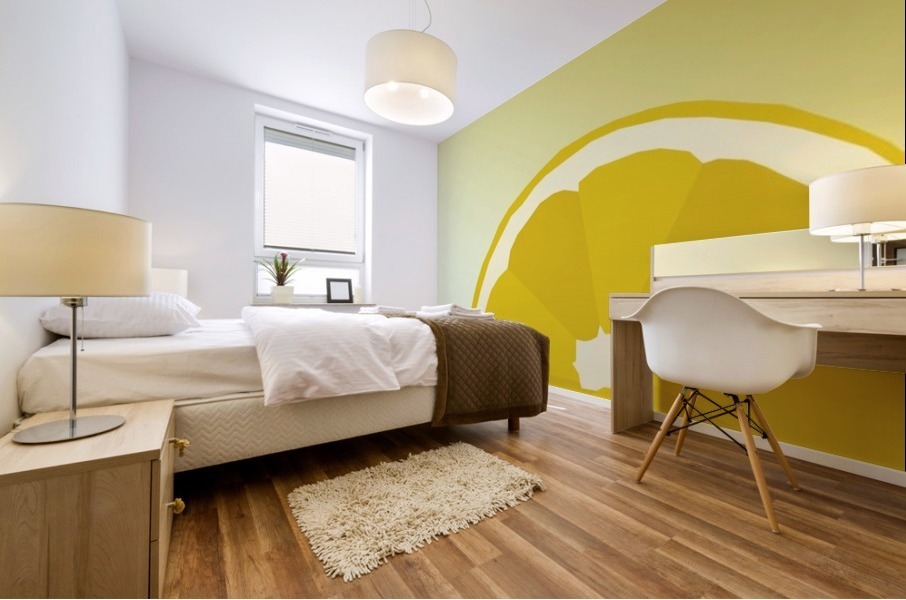 Lemon Mural print