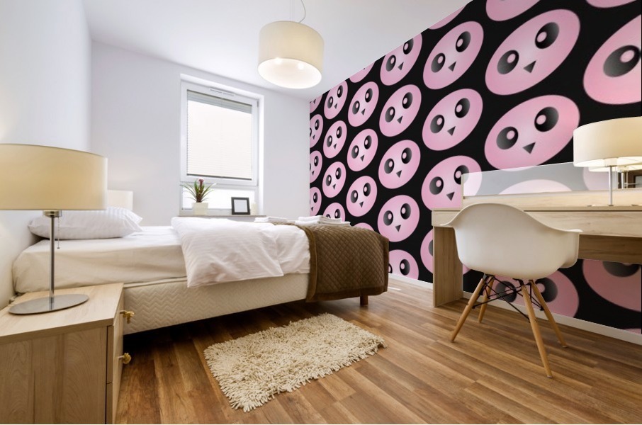 SWEET PUFFY PATTERN  Mural print