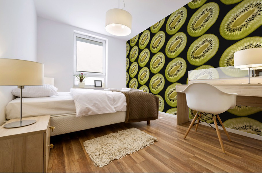 Kiwi Pattern Mural print