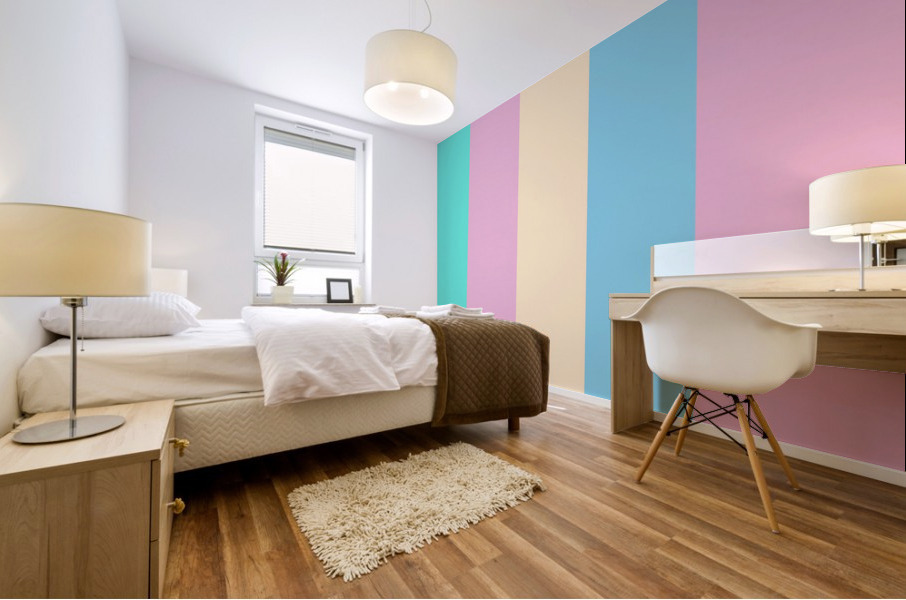 Pastel Palette Mural print