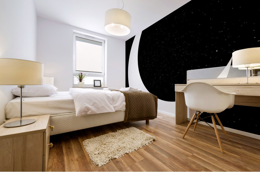 Crescent Moon  Mural print