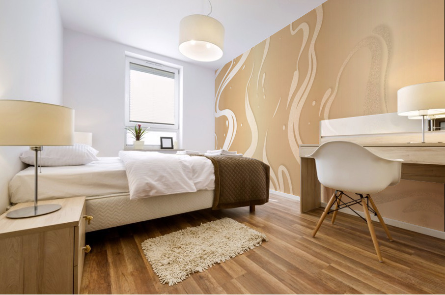 Maple Liquid Marble Mural print