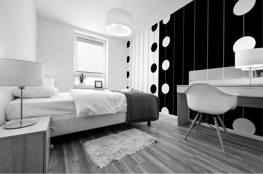 Harmony Dots Circle Mural print