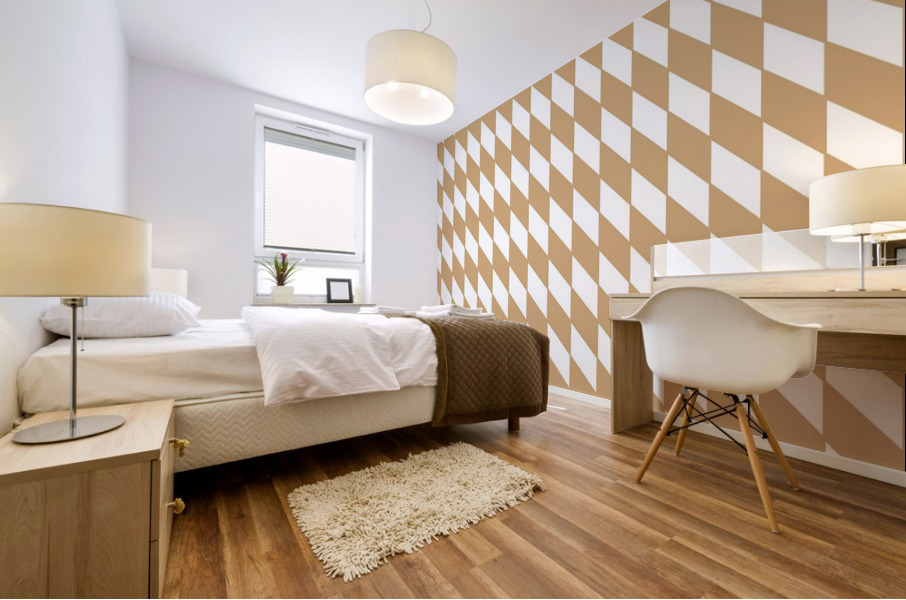 Sandal Checkers Pattern Mural print