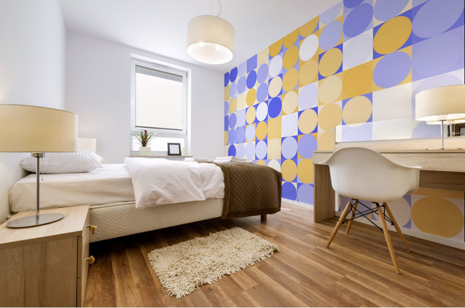 Mosaic Pattern Mural print