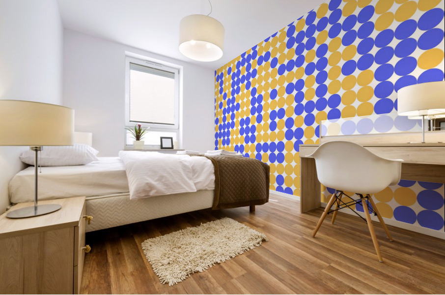 Mid Century Geometry Mural print