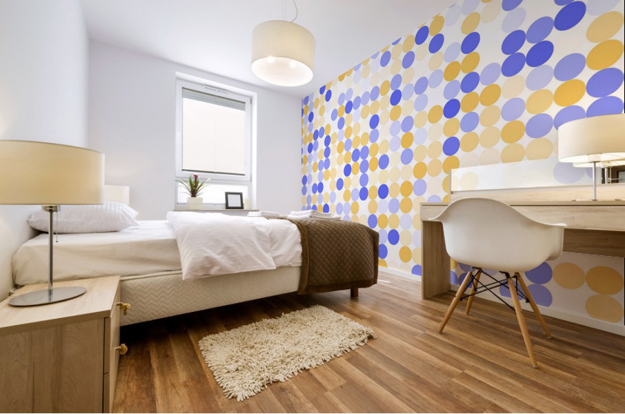 Circle Dots Pattern Mural print