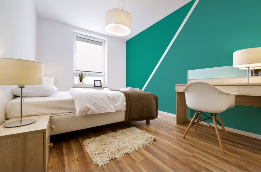 Arcadia and Blue Abstract Mural print
