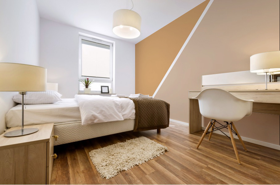 Tan and Beige Abstract Mural print
