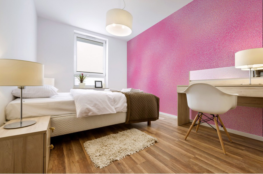 Strawberry Metallic Foil Mural print