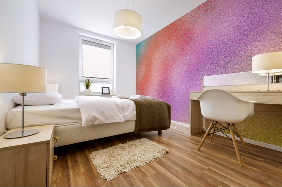 Rainbow2 Metallic Foil Mural print