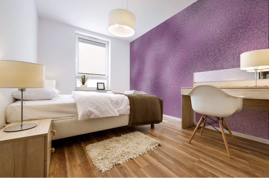 Violet Metallic Foil Mural print