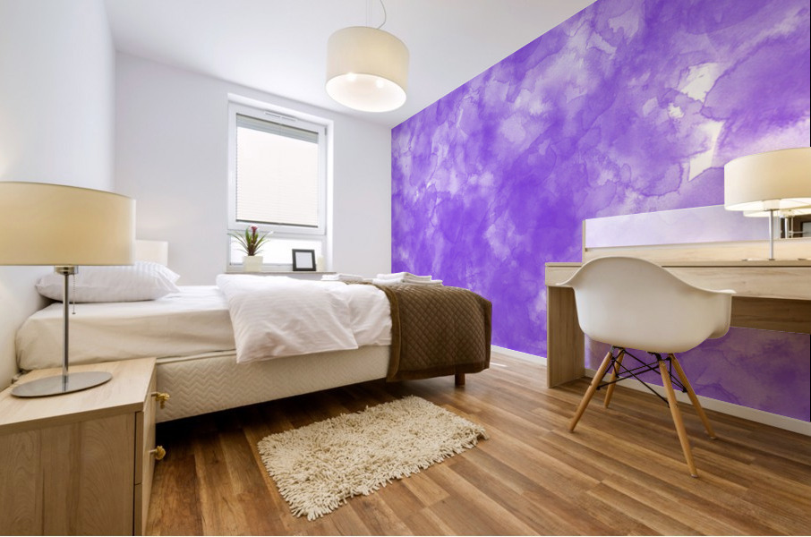 Blue Violet Mural print