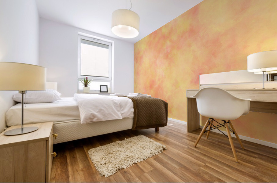 Lime and Pink Mural print