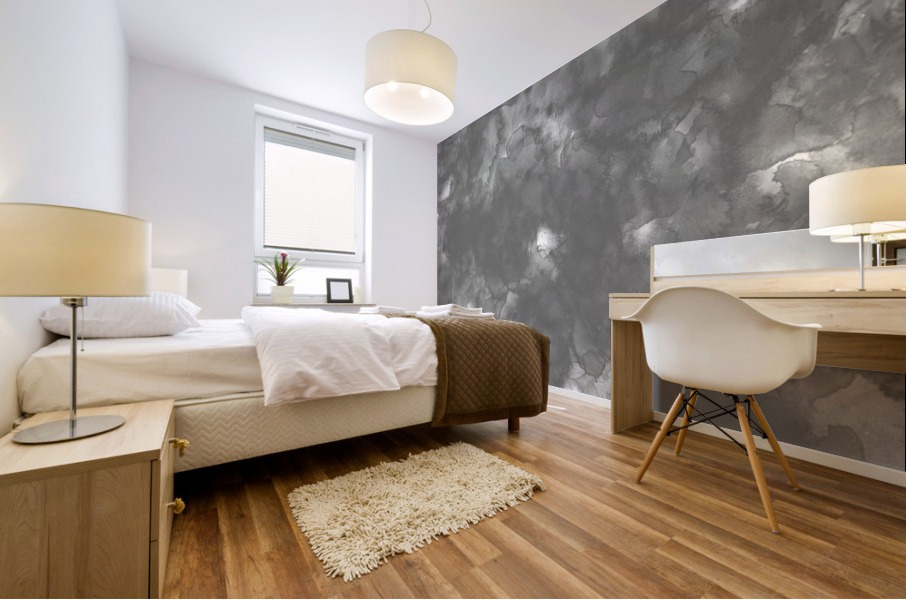 Charcoal Gray Mural print