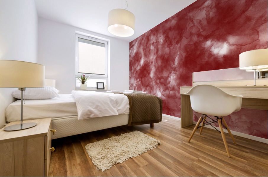 Maroon Mural print