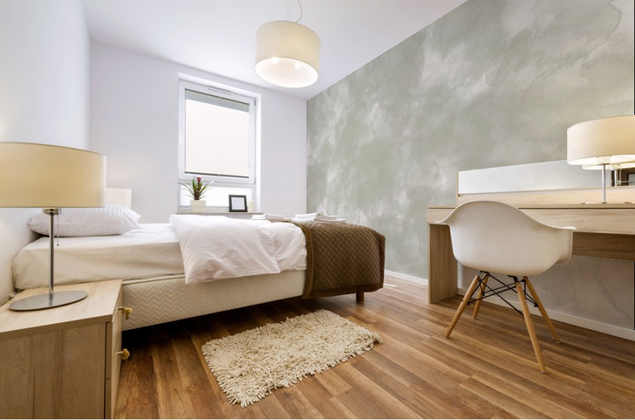 Ash Gray Mural print